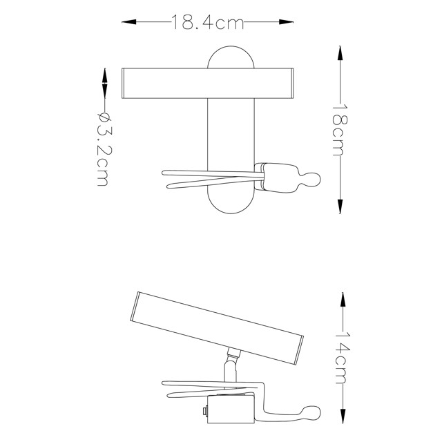 бра ARTE LAMP LED Albert LED 1х5Вт металл медный