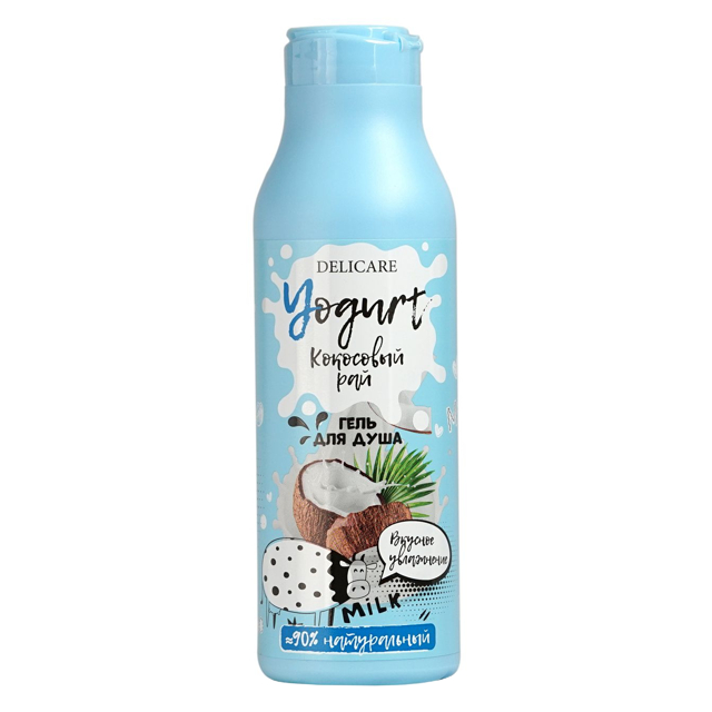 гель для душа DELICARE Yogurt Кокосовый рай 400мл