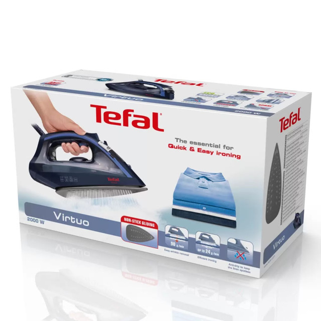 утюг TEFAL FV1713E0 1800Вт 90к/мин синий