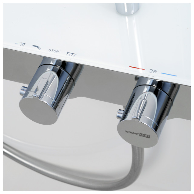 система душевая WASSER KRAFT A11301 Thermo с термостатическим смесителем хром