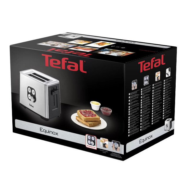 тостер TEFAL TT420D30 900Вт 7 режимов металл