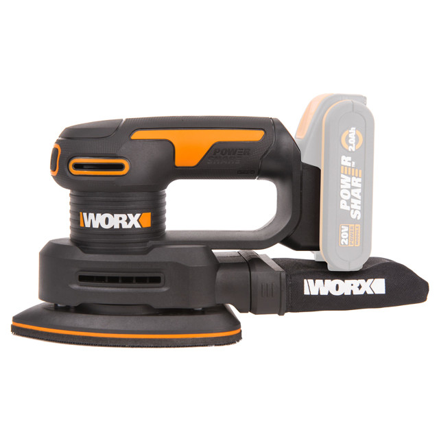 шлифмашина аккумуляторная WORX WX822.9 20В Li-Ion без АКБ и ЗУ