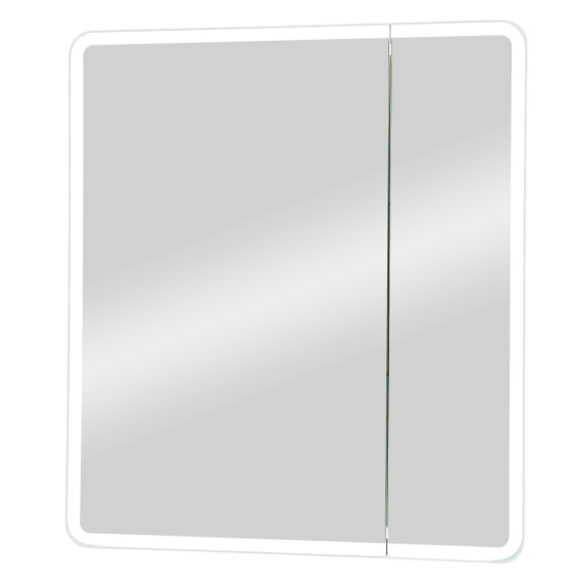шкаф зеркальный Sense 70см LED датчик движения белый