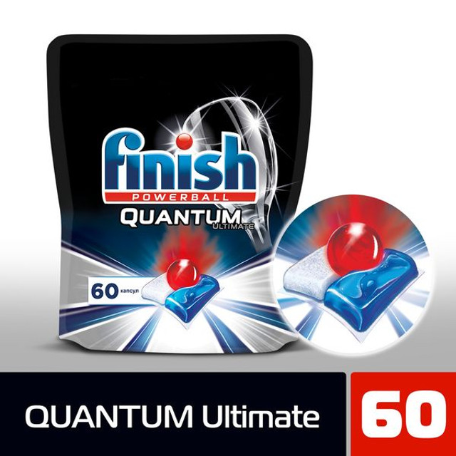 капсулы для ПММ FINISH Ultimate All in 1 60шт