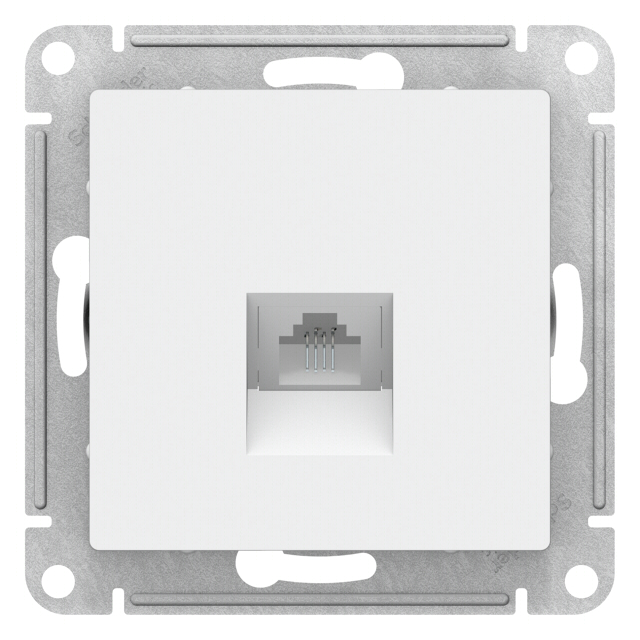 розетка телефонная Atlas Design RJ11, белый