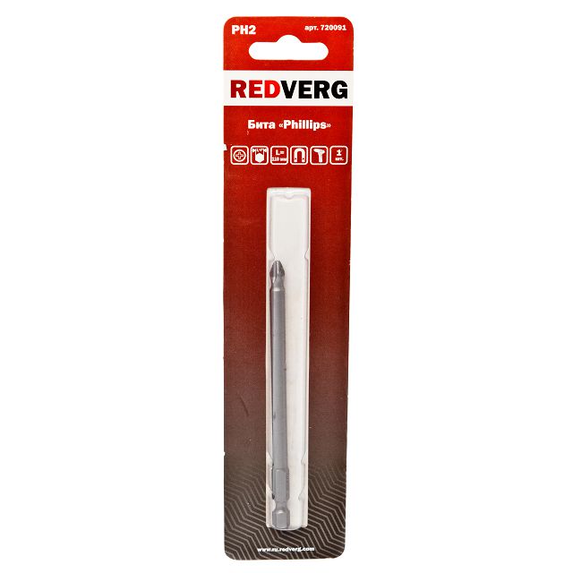 бита REDVERG PH2х110мм