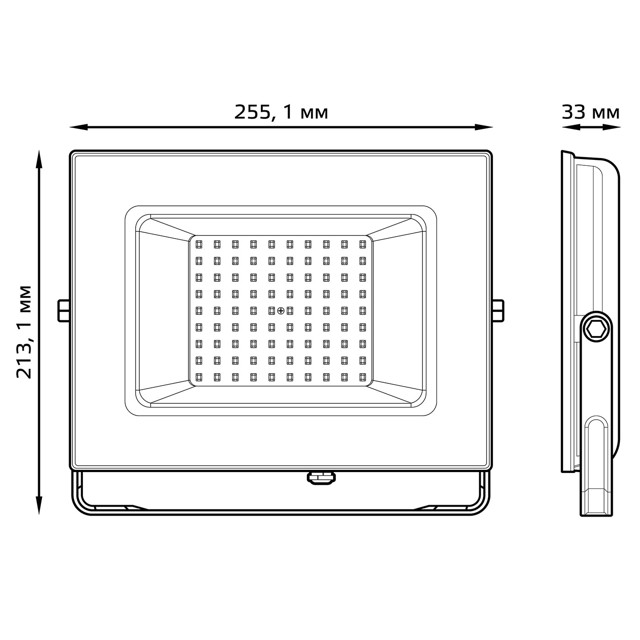прожектор Gauss Elementary 100Вт LED 9500Лм 6500К 265В IP65  черный