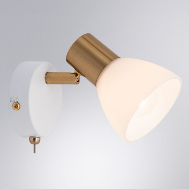 спот ARTE LAMP Falena E14 1х40Вт металл белый