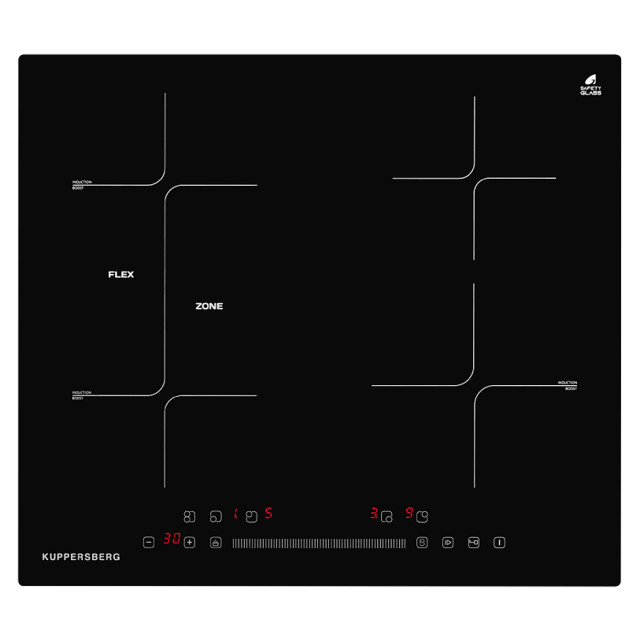 поверхность индукционная  KUPPERSBERG ICS 612 60 см 4 конфорки черный