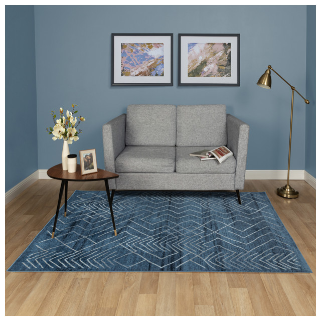 ковер KLIO 1600х2300мм дизайн 00542A L.BLUE/L.GREY