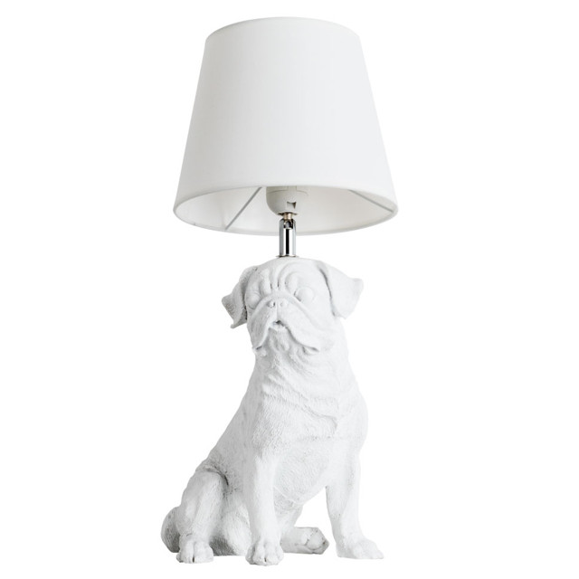 лампа настольная ARTE LAMP Bobby E27 40Вт ткань белый