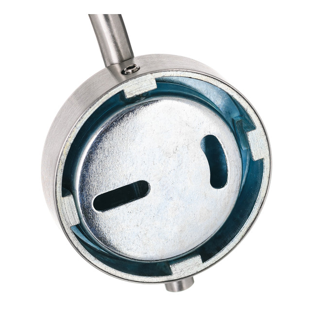 полка прямая VERRAN Inox настенная никель
