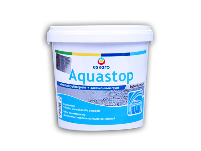 грунт адгезионный Eskaro Aquastop Betoncontaсt 1,5кг, арт.13946