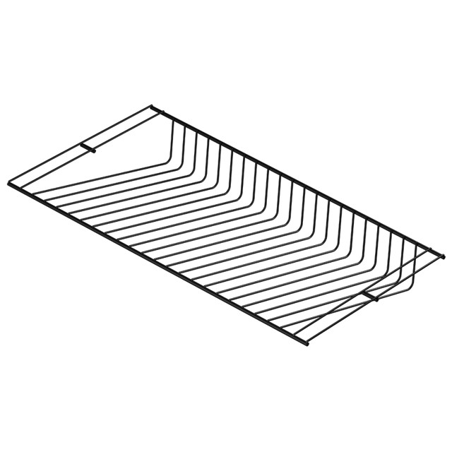 полка сетчатая LARVIJ 603x306x80мм черный сталь