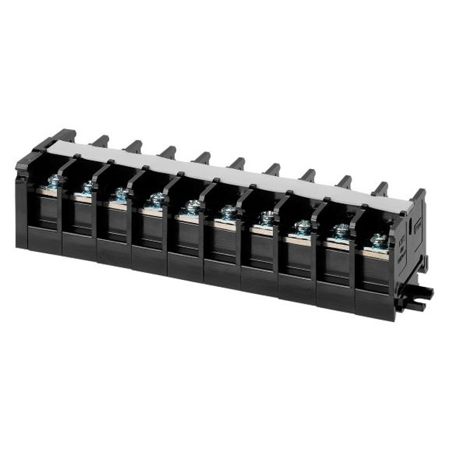 зажим винтовой TDM ELECTRIC блок 30А на DIN-рейку 10х4кв.мм черный
