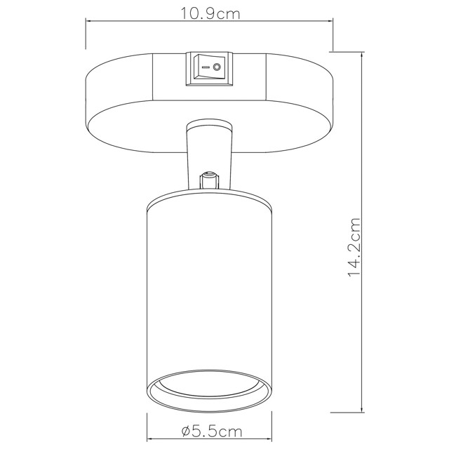 спот ARTE LAMP Aquarius GU10 1х35Вт металл белый