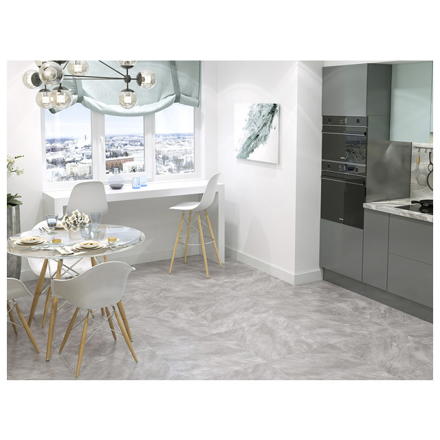 керамогранит ALMA CERAMICA Rialto 60х60 серый sugar-эффект