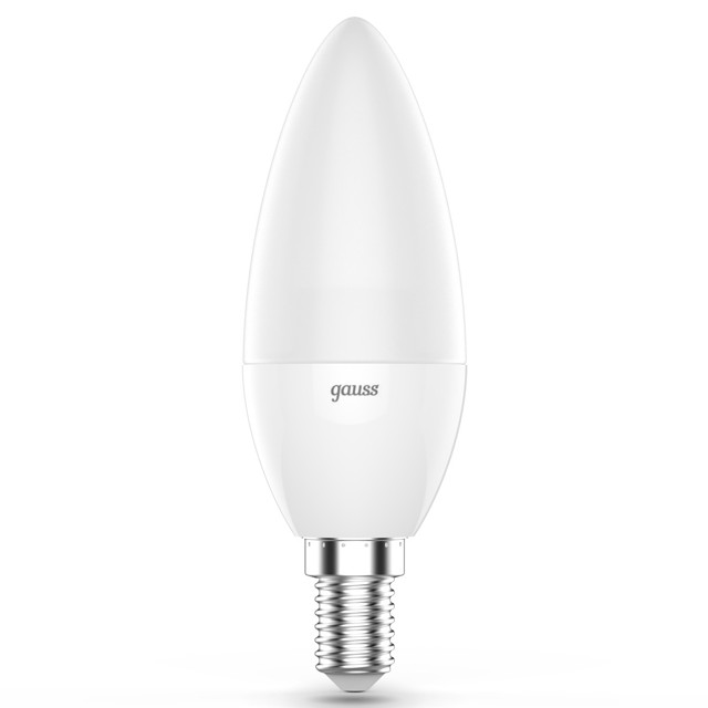 лампа светодиодная GAUSS 6Вт E14 LED RGBW+димирование свеча