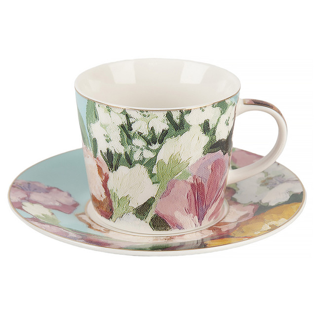 сервиз чайный B&S Flowers 2/4 220мл фарфор