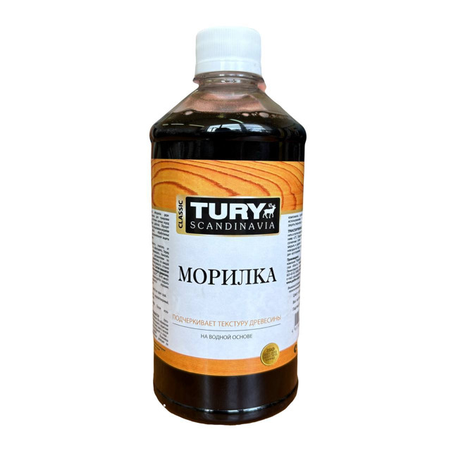 морилка TURY 0,5л орех, арт.119006