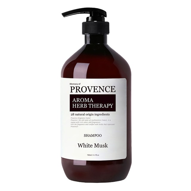 шампунь MEMORY OF PROVENCE White Musk 500мл для всех типов волоc с дозатором