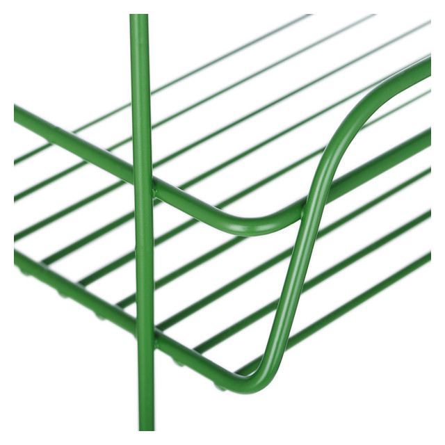 этажерка напольная  Модулус 3 яруса 30х15х79см  зеленая