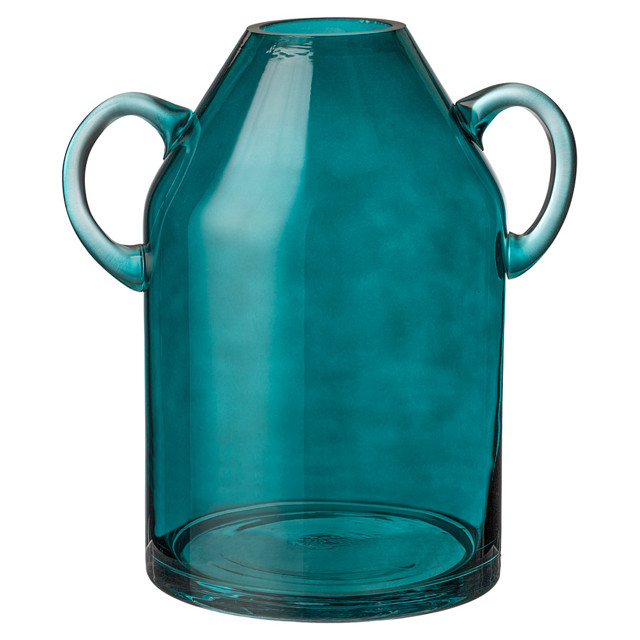 ваза BRONCO Trendy emerald 15х23,5см стекло изумруд