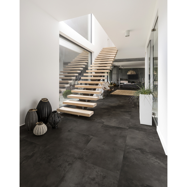 керамогранит GLOBAL TILE Vibe 60х60 черный