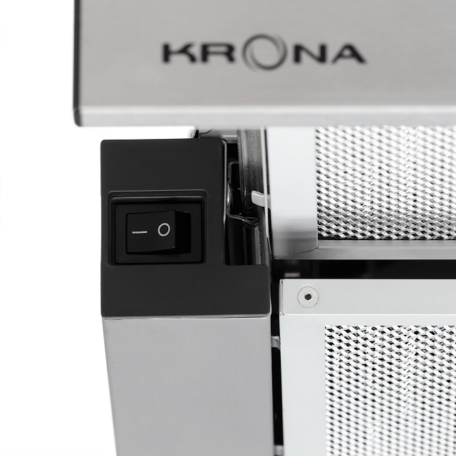 вытяжка встраиваемая KRONA KAMILLA MV 6002 INOX 60см 1000куб нерж.