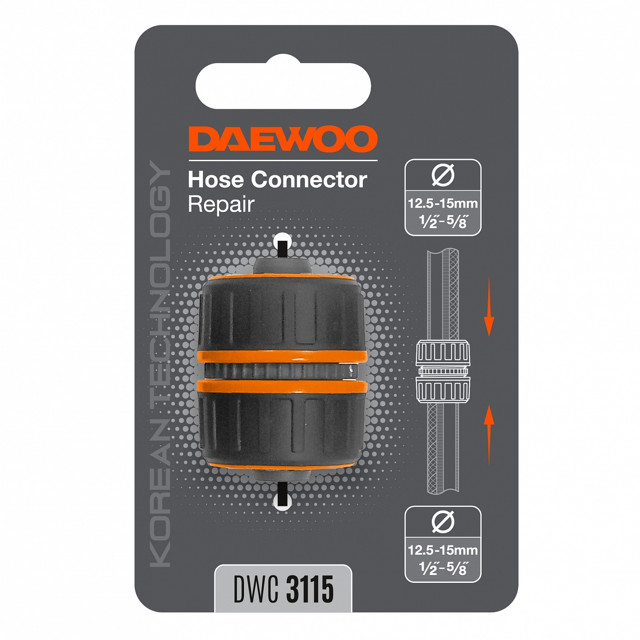 муфта ремонтная DAEWOO 1/2"-5/8" пластик