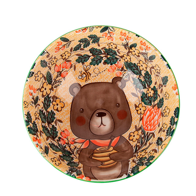 салатник NOUVELLE HOME Kawaii Forest Bear 16см 0,8л фарфор