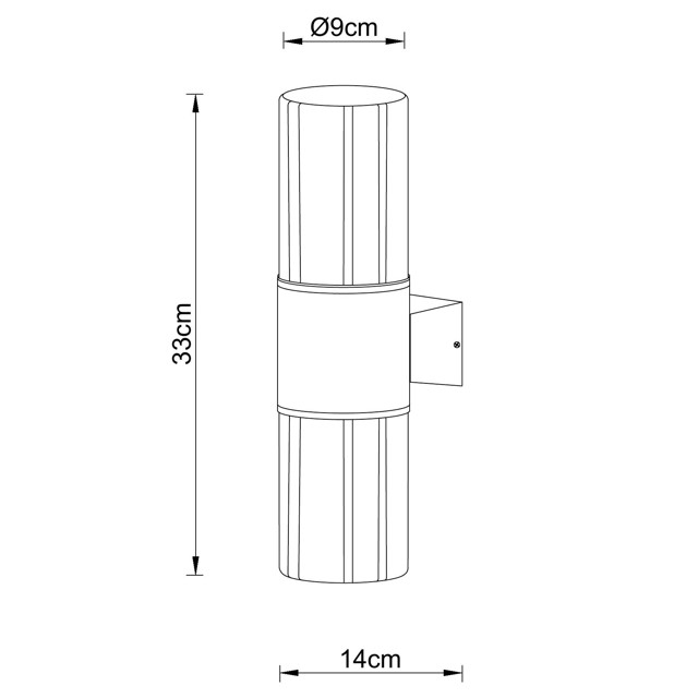 светильник уличный настенный ARTE LAMP Seginus E27 2х40Вт IP54 металл, стекло