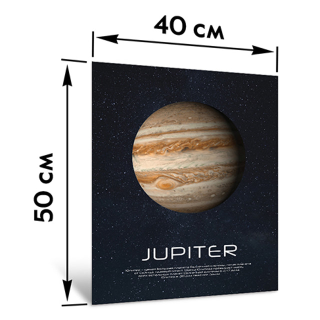 картина на стекле ЮПИТЕР 400х500мм