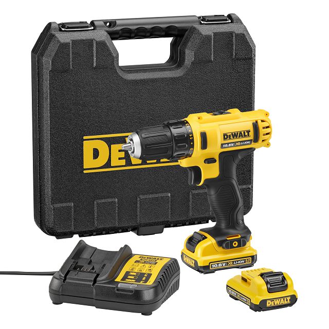 дрель-шуруповерт DeWALT DCD710D2-QW 24Нм 12В Li-lon 2,0Ач 2АКБ