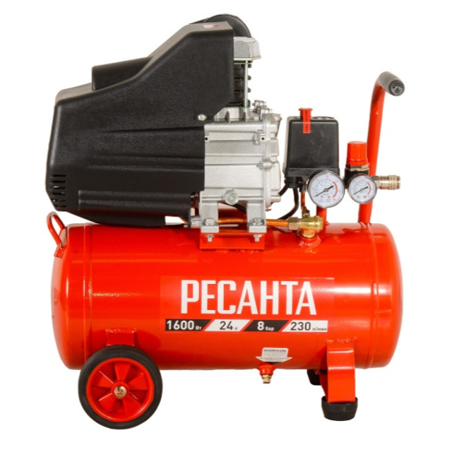 компрессор РЕСАНТА КП-24/230М 1600Вт 230л/м 24л