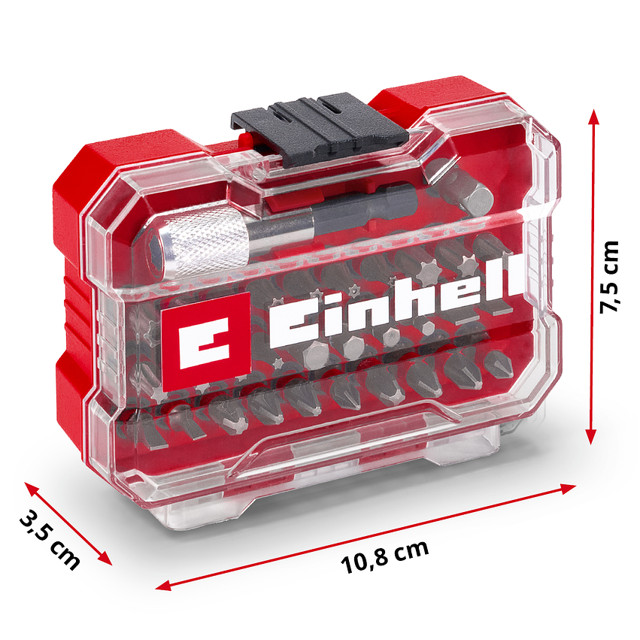 набор бит EINHELL 32 предмета 25мм с держателем