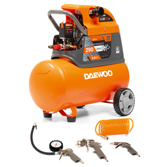 компрессор поршневой DAC 50D DAEWOO 290л/мин 2100Вт