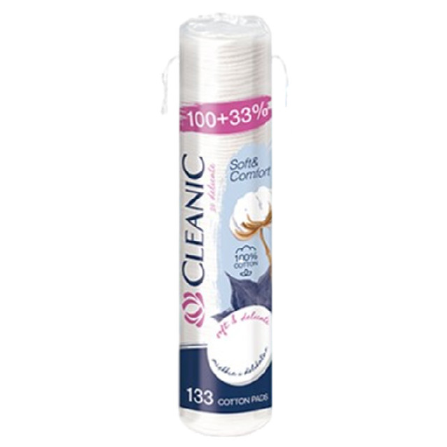 диски ватные CLEANIC Soft&Comfort 133шт круглые