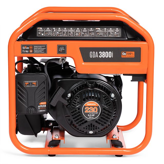 генератор инверторный DAEWOO GDA 3800i 3,5/3,8кВт 223см3