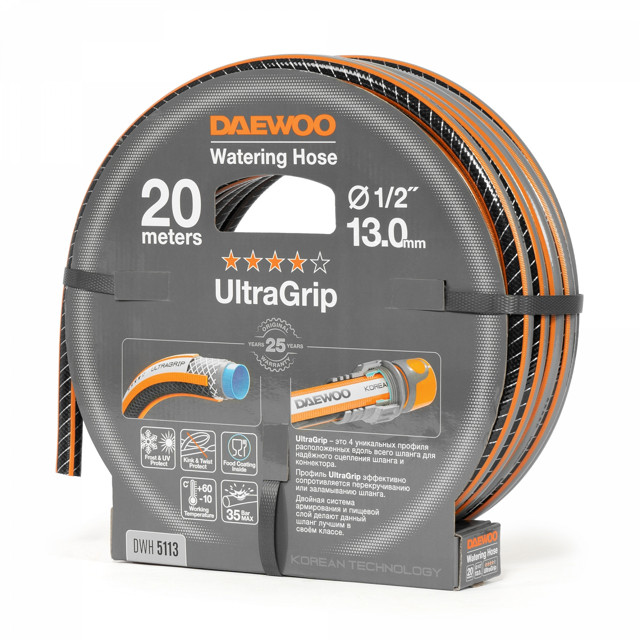 шланг DAEWOO UltraGrip 1/2" 20м 35Бар