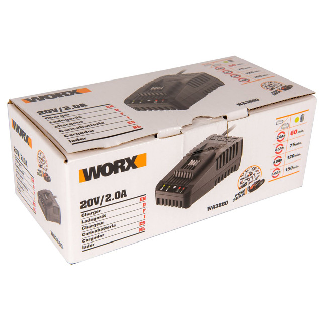 зарядное устройство WORX  WA3880 20В