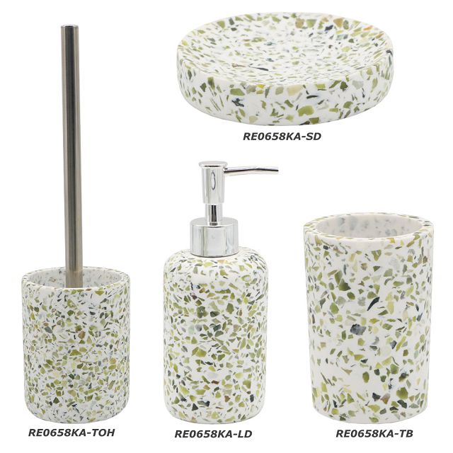 дозатор для жидкого мыла VITARTA Marble chips полирезин мультиколор