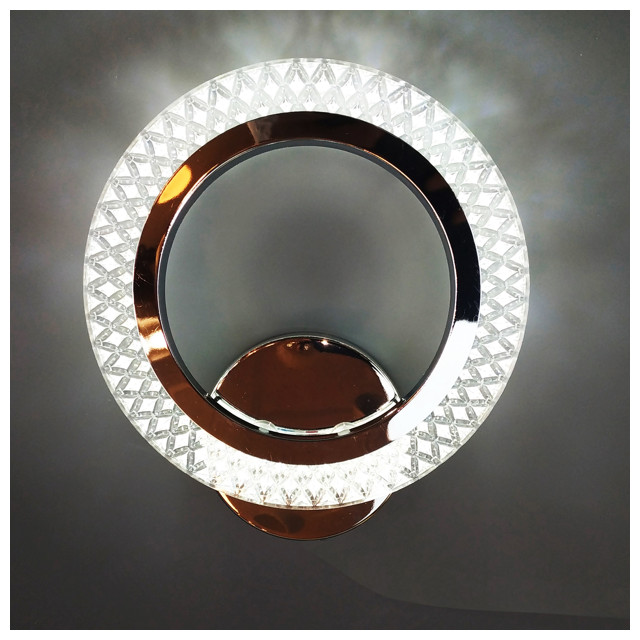 бра светодиодное JUPITER Ring 14Вт хром