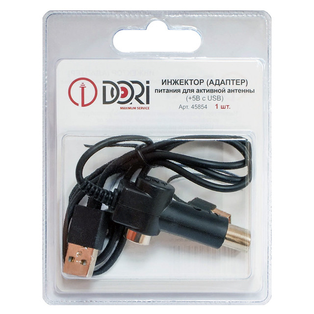 инжектор (адаптер) питания DORI для активных антенн +5В USB