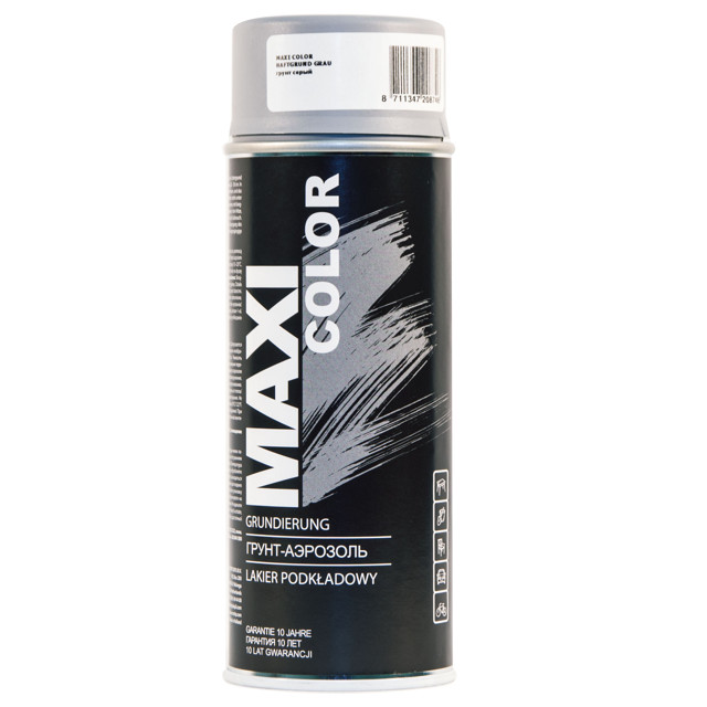 грунт MAXI COLOR 400мл серый, арт.0001MX