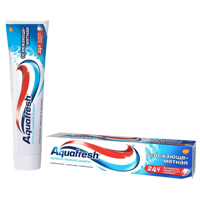 паста зубная AQUAFRESH Total care Освежающая Мята, 100 мл