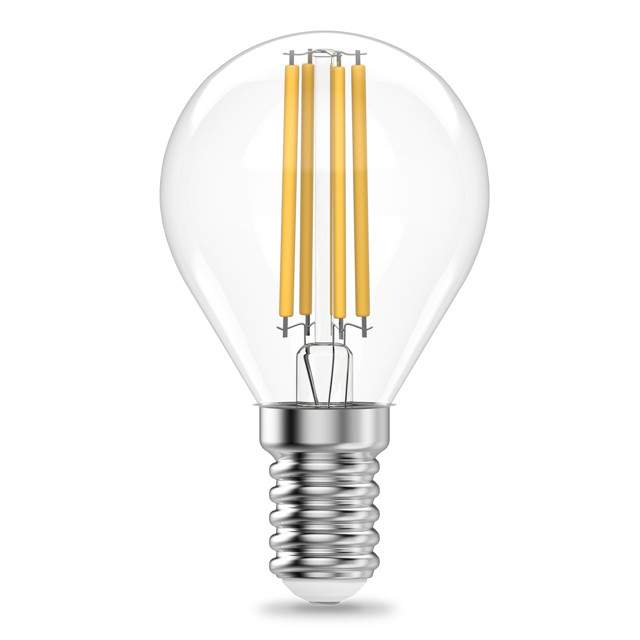 лампа филаментная GAUSS Filament Elementary 10Вт Е14 LED 650Лм 2700К шар