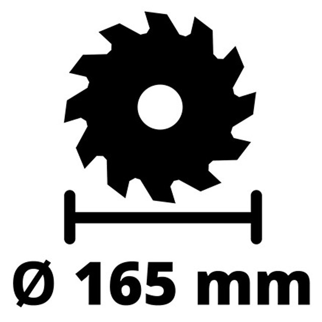 пила циркулярная аккумуляторная EINHELL PXC TE-CS 18/165-1 Li-Ion с АКБ 4Ач