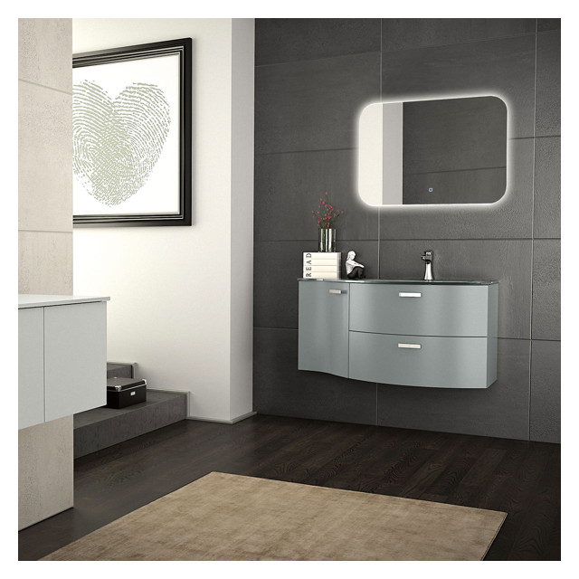 зеркало для ванной SILVER MIRRORS Паллада 80х55см LED сенсор диммер