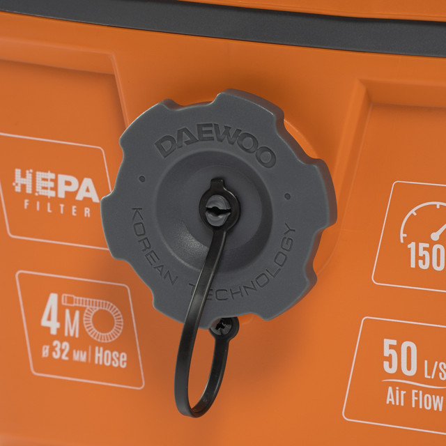 пылесос строительный DAEWOO DAVC 2000 20л 1500Вт